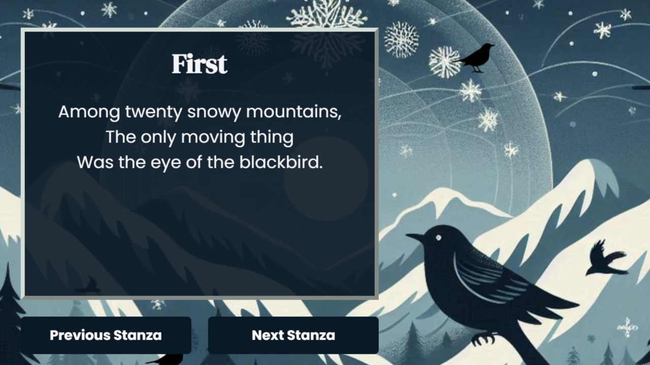 screen capture linked to blackbird website